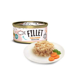 Mr. Bandit Fillet - karma uzupełniająca dla kota tuńczyk z dynią 80g