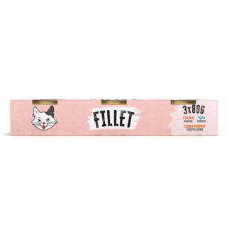 Mr. Bandit Fillet Mix Zestaw filecików w bulionie dla kota 3x80g