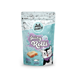 Mr. Bandit Juicy Rolls - przysmak dla kota kurczak i tuńczyk 60g