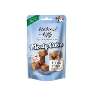 Natural Kitty Meaty Cube kostki z tuńczyka - przysmak dla kota 60g