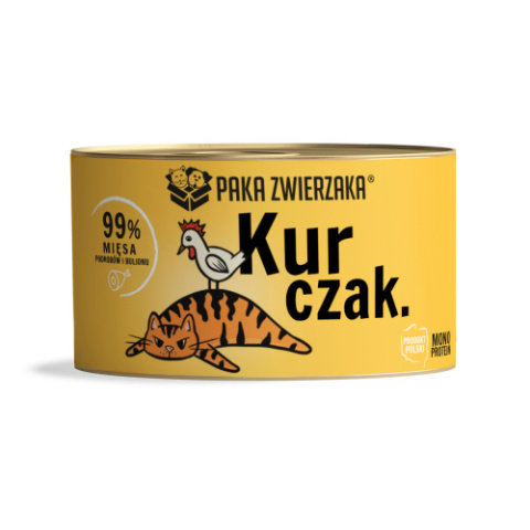 Paka Zwierzaka Kurczak - karma mokra dla kota 200g