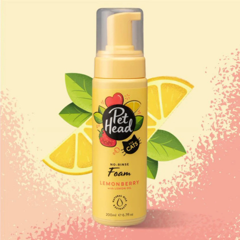 Pet Head Feelin' Good Foam - Pianka pielęgnacyjna dla kota bez spłukiwania 200ml Pet Head Feelin' Good Foam - Pianka pielęgnacyjna dla kota bez spłukiwania 200ml