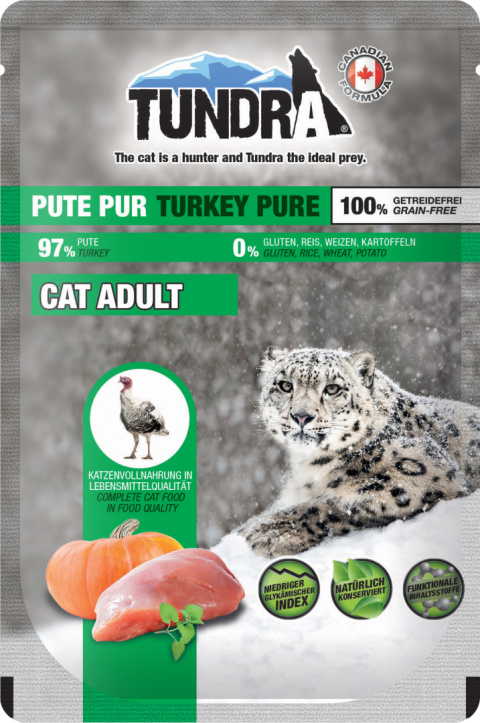 TUNDRA Indyk 85g saszetka dla kota TUNDRA Indyk 85g saszetka dla kota