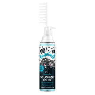 Bugalugs 2in1 Detangling Foam Comb Fragrance Free 150ml - bezzapachowa pianka ułatwiająca rozczesywanie sierści kota
