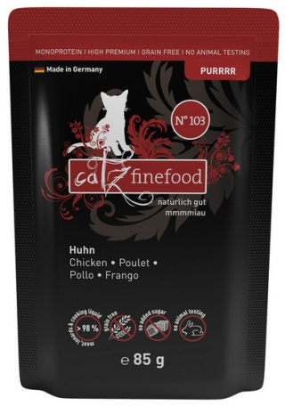 Catz Finefood Purrrr N.103 Drób - saszetka dla kota 85g