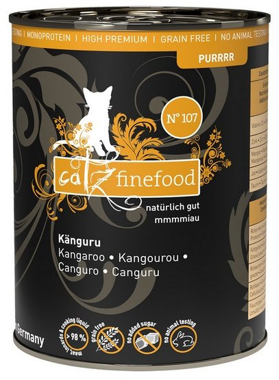 Catz Finefood Purrrr N.107 Kangur - karma dla kota 400g Catz Finefood Purrrr N.107 Kangur - karma dla kota 400g