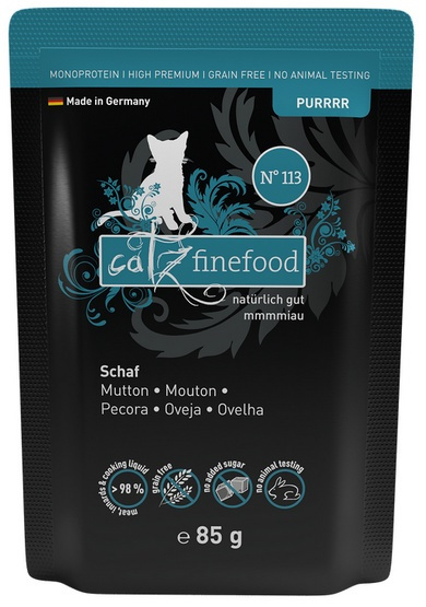 Catz Finefood Purrrr N.113 Owca - saszetka dla kota 85g Catz Finefood Purrrr N.113 Owca - saszetka dla kota 85g