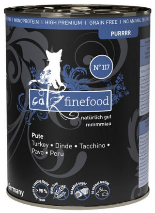 Catz Finefood Purrrr N.117 Indyk - karma dla kota 400g