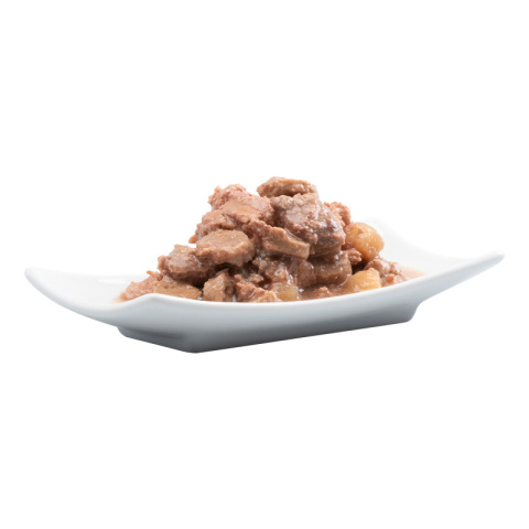 Catz Finefood Ragout N.605 Łosoś i dzika kaczka - karma dla kota w sosie 190g Catz Finefood Ragout N.605 Łosoś i dzika kaczka - karma dla kota w sosie 190g