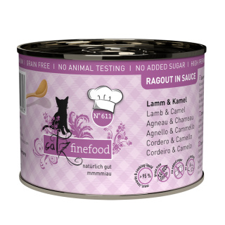 Catz Finefood Ragout N.611 Jagnięcina i wielbłąd - karma dla kota w sosie 190g