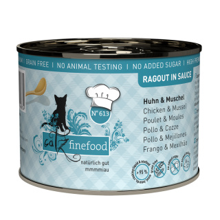 Catz Finefood Ragout N.613 Kurczak i omułek - karma dla kota w sosie 190g