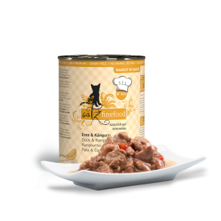 Catz Finefood Ragout N.607 Kaczka i kangur - karma dla kota w sosie 380g