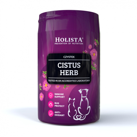 HolistaPets Cistus Herb Czystek dla kota 100g HolistaPets Cistus Herb Czystek dla kota 100g