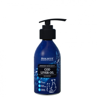 HolistaPets Cod Liver Oil 100ml Tran dla kota