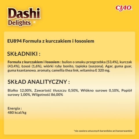 Zestaw Inaba Dashi Delights Delicate Flakes Chicken Salmon 12x40g Zestaw Inaba Dashi Delights Delicate Flakes Chicken Salmon 12x40g
