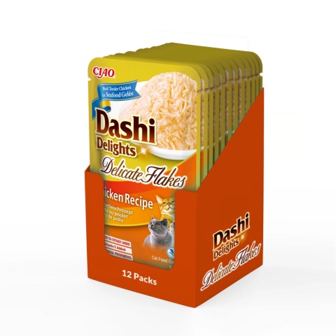 Zestaw Inaba Dashi Delights Delicate Flakes Chicken 12x40g