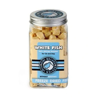 Kiwi Walker Snacks White Fish biała ryba - liofilizowane przysmaki dla kota 60g