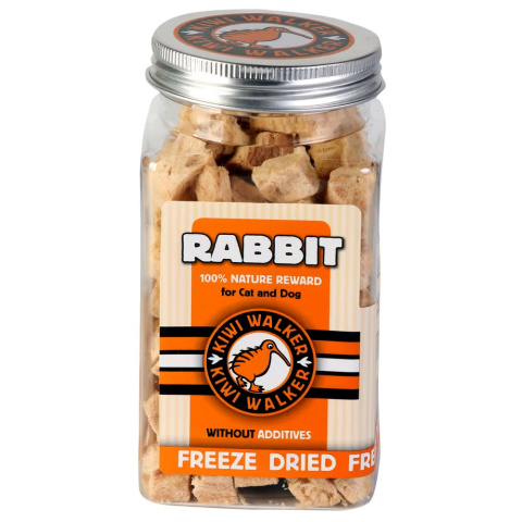Kiwi Walker Snacks Rabbit królik - liofilizowane przysmaki dla kota 75g Kiwi Walker Snacks Rabbit królik - liofilizowane przysmaki dla kota 75g