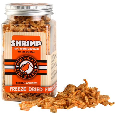 Kiwi Walker Snacks Shrimp krewetki - liofilizowane przysmaki dla kota 50g Kiwi Walker Snacks Shrimp krewetki - liofilizowane przysmaki dla kota 50g
