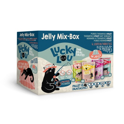 Lucky Lou Extrafood Jelly-Mix-Box Multipack w galaretce saszetki 12x70g