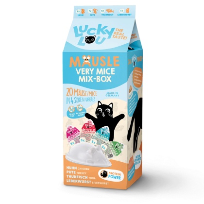 Lucky Lou Mausle MultiPack 20x28g - przysmaki w kształcie myszek