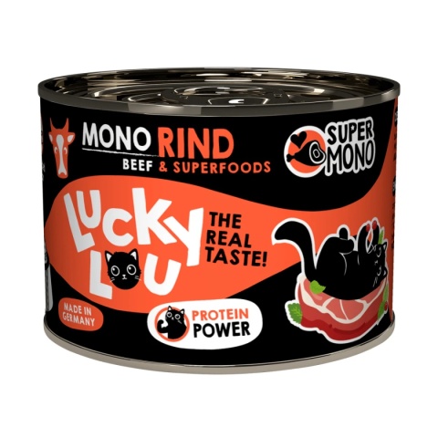 Lucky Lou SuperMono Wołowina karma monobiałkowa 200g