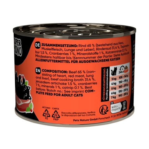 Lucky Lou SuperMono Wołowina karma monobiałkowa 200g