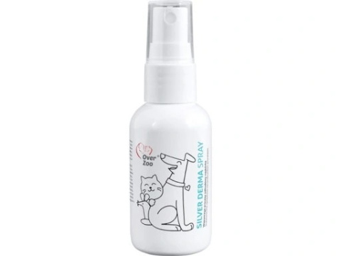 Over Zoo Silver Derma Spray wspomagający proces odbudowy naskórka 50 ml Over Zoo Silver Derma Spray wspomagający proces odbudowy naskórka 50 ml