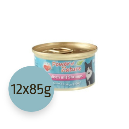 Pakiet 12x85g Power of Nature Haven's Fish on Friday - tuńczyk z krewetkami zestaw