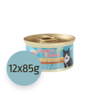 Pakiet 12x85g Power of Nature Haven's Fish on Friday - tuńczyk z ryżem zestaw
