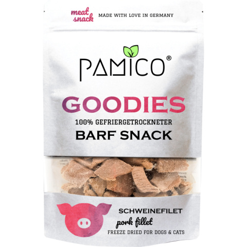 Pamico Goodies Polędwiczki wieprzowe liofilizowane przysmak 50g