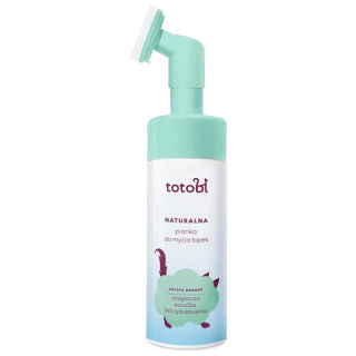 Totobi Naturalna pianka do mycia łapek z silikonową szczoteczką - dla kota i psa 200ml