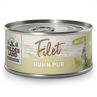 Wildes Land Cat Huhn Pur Filet - filety z kurczaka 80g