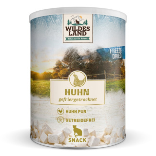 Wildes Land Cat Huhn - liofilizowane przysmaki z filetu kurczaka dla kotów 160g