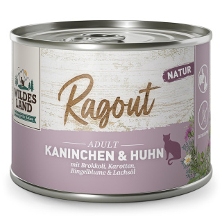 Wildes Land Cat Ragout Kaninchen Huhn królik z kurczakiem - karma dla kota 180g