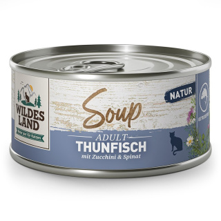 Wildes Land Thunfisch Soup tuńczyk z cukinią i szpinakiem - zupa dla kota 80g