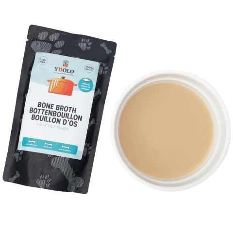 YDOLO Bone Broth Fish - bulion kolagenowy z ryb 230ml YDOLO Bone Broth Fish - bulion kolagenowy z ryb 230ml