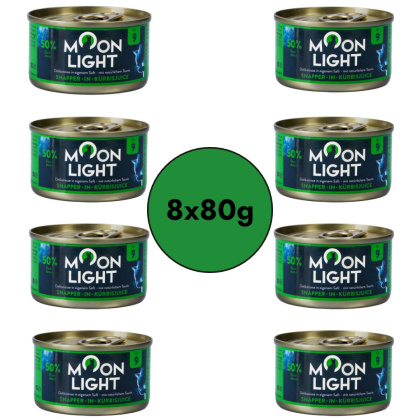Zestaw 8x80g MOONLIGHT DINNER nr 9 - Lucjan i dynia karma dla kota