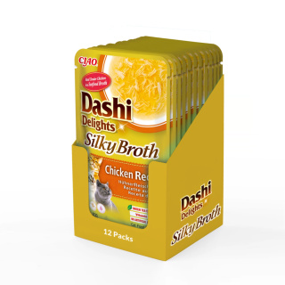 Zestaw Inaba Dashi Delights Silky Broth Chicken 12x40g