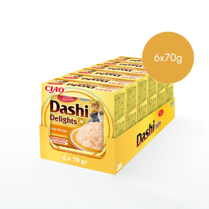 Zestaw Inaba Dashi Delights kurczak 6x70g