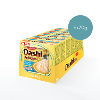 Zestaw Inaba Dashi Delights kurczak i przegrzebki 6x70g