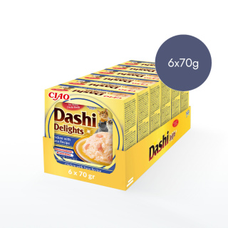 Zestaw Inaba Dashi Delights kurczak i tuńczyk 6x70g