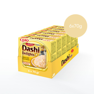 Zestaw Inaba Dashi Delights kurczak z serem 6x70g
