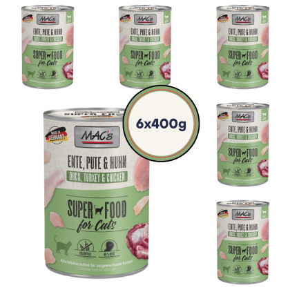 Zestaw MAC's Kaczka indyk kurczak 6x400g