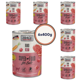 Zestaw MAC's Superfood Wołowina 6x400g