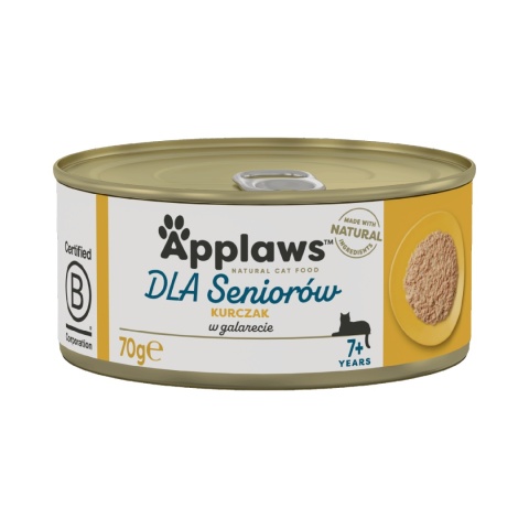 APPLAWS Cat Senior kurczak w galaretce dla starszych kotów 70g
