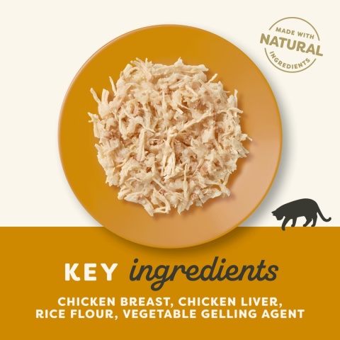 APPLAWS Cat pierś z kurczaka z wątróbką w galaretce dla kota 70g