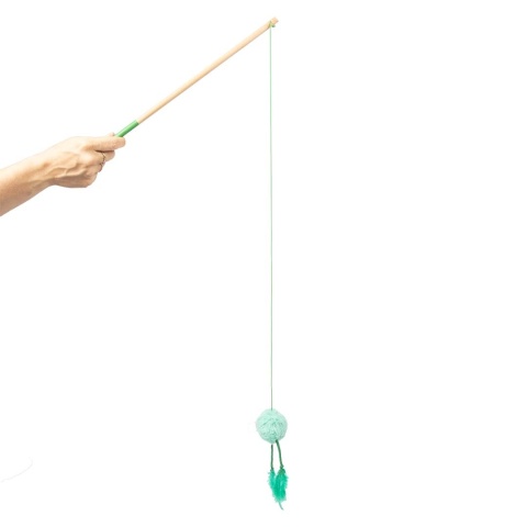 Coockoo Jumping Jumpy wędka - zabawka dla kota 40cm