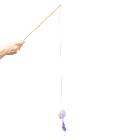 Coockoo Jumping Jumpy wędka - zabawka dla kota 40cm