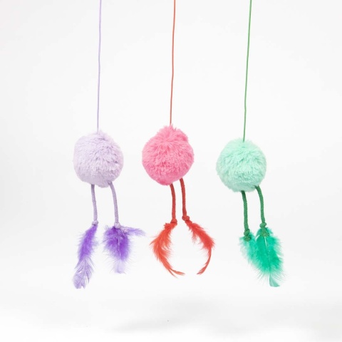 Coockoo Jumping Jumpy wędka - zabawka dla kota 40cm